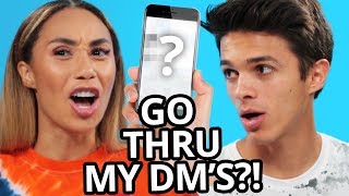 EXTREME WOULD YOU RATHER  ft MyLifeasEva and Brent Rivera  Brent vs Eva [upl. by Cheke]