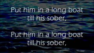 Drunken Sailor  Irish Rovers  Lyrics [upl. by Ydur]