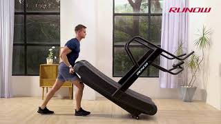 RUNOW curved treadmill 6310CB [upl. by Aneryc]