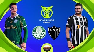 Palmeiras X Atlético Mineiro  Brasileirão  4K  PS5™ [upl. by Lebyram]