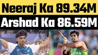 Neeraj Chopra and Arshad Nadeem Qualifies for Javelin Throw Final Event in Paris Olympic 2024 [upl. by Sigismundo]