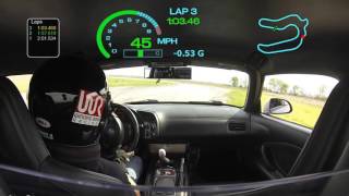 2001 Honda S2000  MSR Houston  CCW  Fast Lap [upl. by Pathe342]