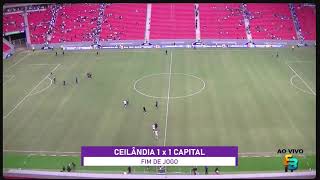 CANDANGÃO BRB 2024  GRANDE FINAL JOGO DE IDA CEILÂNDIA X CAPITAL [upl. by Teresina]