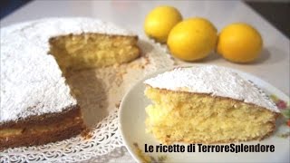 Torta al limone semplice  Easy lemon cake [upl. by Orson]