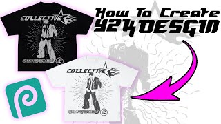 HOW TO create a Y2K Shirt Design for your Clothing Brand [upl. by Hannahsohs]