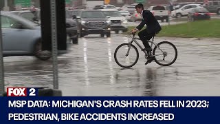 MSP Michigan traffic crashes fatalities fell in 2023 [upl. by Namlas]