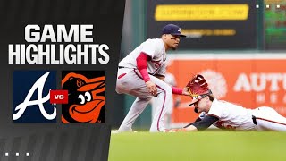 Braves vs Orioles Game Highlights 61324  MLB Highlights [upl. by Modestine621]