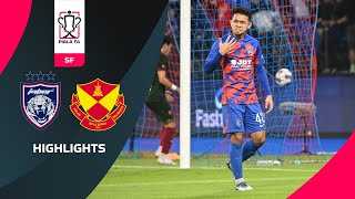 Johor Darul Tazim 40 Selangor  FA SF  Highlights Piala FA 2023 [upl. by Nazario338]