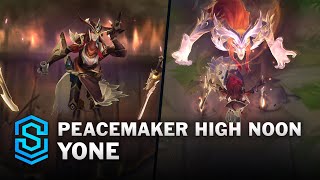 Peacemaker High Noon Yone Skin Spotlight  PreRelease  PBE Preview  League of Legends [upl. by Bajaj]