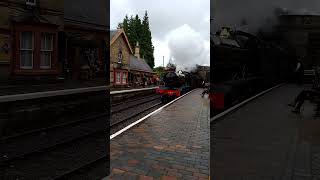 7930 Hagley Hall arriving at Arley SVR today [upl. by Drusilla]