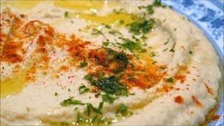 ⭐ Cómo hacer hummus de garbanzos con tahini o pasta de sésamo ⭐ [upl. by Akihdar19]