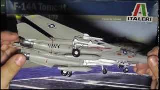 Italeri F14A 172 Quick Review and Build [upl. by Ecnar613]