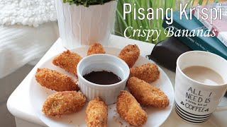 RESEP PISANG GORENG KRISPI CRISPY FRIED BANANAS RECIPE [upl. by Perice]