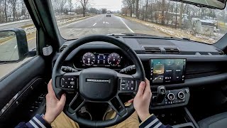 2024 Land Rover Defender 130 Outbound  POV Test Drive Binaural Audio [upl. by Kathlene942]