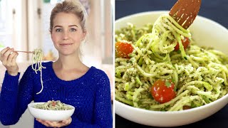 Raw Vegan Pesto Pasta [upl. by Loralee]