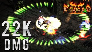 22 K Dmg Maul Werebear  Lord of Destruction build guide  Diablo 2 [upl. by Hadsall]