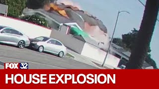 Across America California house explosion caught on camera [upl. by Riha244]