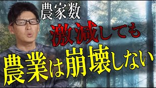 農業崩壊のウソ。農家数が激減していても国内生産量が減っていない理由 [upl. by Flagler815]