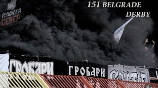 Dimčina na početku derbija  151 derbi Zvezda  Partizan 16042016 [upl. by Dutchman]