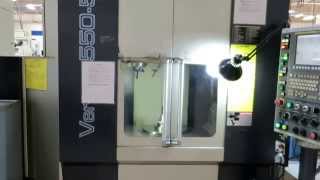 MITSUI SEIKI VERTEX 5505X 5AXIS CNC SUPER PRECISION VERTICAL MACHINING CENTER SN 108 NEW 2005 [upl. by Enellek]