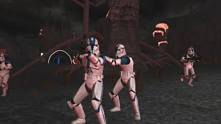 Umbara Firefight  Star Wars Battlefront 2 2005 Mod Review [upl. by Cj]