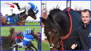 Hooror fall 😱😔 Jockey Keagan Kirkby dies after charing pointtopoint accident at Kent race 💔💔 [upl. by Ocirema]