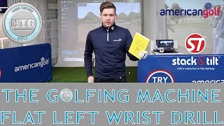 TGM Flat left wrist drill  Golf Tips  Lesson 85 [upl. by Uwton]