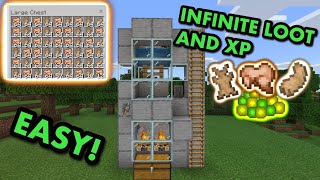 SIMPLE 120 RABBIT FARM TUTORIAL in Minecraft Bedrock MCPEXboxPS4Nintendo SwitchWindows10 [upl. by Auqcinahs127]