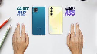 Comparison Samsung Galaxy A12 VS Samsung Galaxy A35 [upl. by Medor]