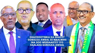 DHACDOOYINKA KA DHACEY GOBOLKA AWDAL EE MAALMIHII INA SOO WEEDAARTEY IYO XAALADA GOBOLKA AWDAL [upl. by Ynnattirb516]