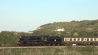 73082 Camelot in action at West Somerset Railway Autumn Gala 2018 [upl. by Dorinda]