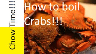 how long do u boil crab for [upl. by Adelaide]