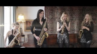 Moondance  Van Morrison for Saxophone Quartet Marici Saxes [upl. by Treboh]