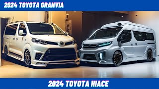 2024 Toyota Granvia Vs 2024 Toyota HiAce Features Price and Specs Comparison [upl. by Dorris]