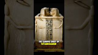 Tutankhamun’s Treasures  Canopic Chest ancientegypt ancienthistory ancientcivilizations [upl. by Roxy903]