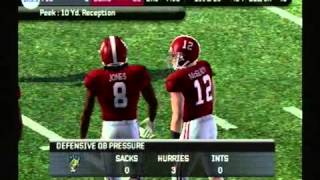 Lets Play NCAA Football 10 ps2 5 Alabama vs FIU [upl. by Ave]