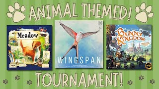 10 Animal Themed Games for a Board Game Tournament [upl. by Eaj]