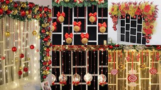 10 Diy Window Christmas Decorations Ideas 2021 [upl. by Thissa980]