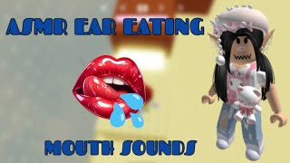 ROBLOX ASMR  Intense Ear Eating and Wet Mouth Sounds [upl. by Annadal194]