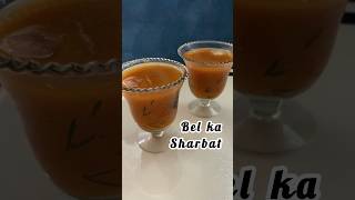 बेल का शरबत । bael fruit juice  Yt shorts  wood Apple Squash Viral  Bel Juice  Summer drink [upl. by Enaej]