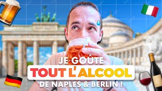 Je teste les boissons typiques de Naples et Berlin et il y en a beaucoup [upl. by Amorette]