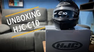 ¡Mi nuevo casco Unboxing Casco HJC C10 [upl. by Banks600]