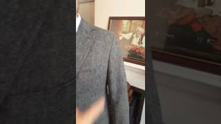 SCOTTISH TWEED SUIT by Walker Slater  Bespoke Tailor Alteration Talk [upl. by Serolod648]