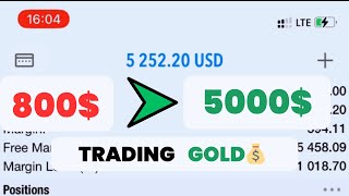 I turned 800 into 5000 trading with the trend💸 forex trendtrading [upl. by Engedus]