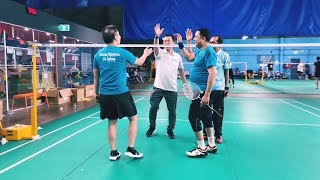 Garuda Indonesia  Badminton Persahabatan Awak Kabin amp Staff KJRI Sydney [upl. by Hallette]