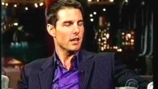 Tom Cruise goes crazy live on Letterman [upl. by Nerraf700]