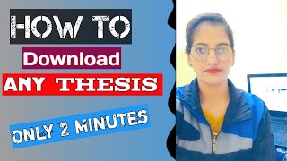 How to download a thesis by krish kosh site in few minutes  latest method 2024 [upl. by Neelehtak401]