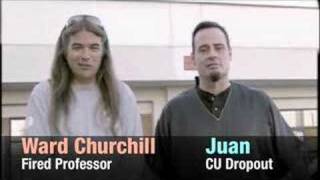 Whopper Freakout by Ward Churchill Angry Fake Indian Professor [upl. by Mis490]