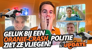 Geluk bij een ORANJECRASH politie ziet ze vliegen  SN Update Oranje [upl. by Eimarej]