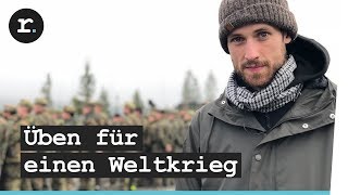 NATO Großmanöver Soldaten der Bundeswehr trainieren Krieg  reporter [upl. by Lavelle]